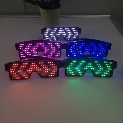 China Plastic+LED Glasses LED Festival Rave Party LED Flashing Glasses for sale