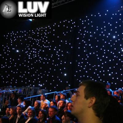 China LOVE-LHC306BW concert custom fabric led star fabric, led star curtain, led curtain for sale