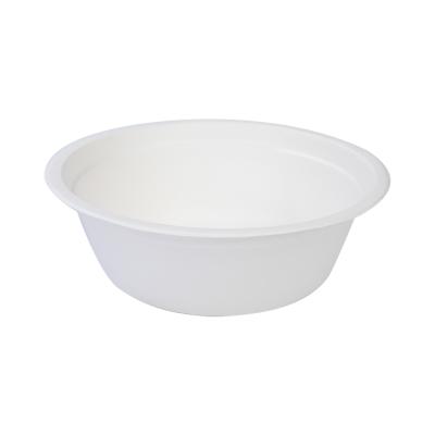 China Minimalist Eco Friendly Take Away Disposable Biodegradable Sugarcane Bagasse Food Container Round Bowl for sale