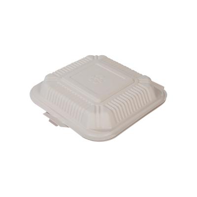 China High Quality Microwavable Disposable Meal Box Degradable Cornstarch Lunch Box With Lid for sale