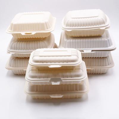 China Microwavable Best Selling Disposable Cornstarch PP Biodegradable Plastic Food Bowl for sale