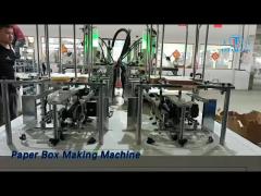 Folding Carton Paper Box Making Machine High Precision For Molding