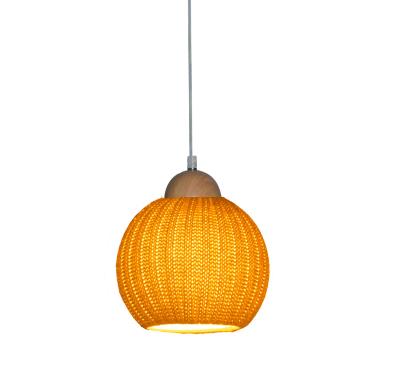 China 2018 Modern Unique Art MEOW Product Handmade Craft Woolen Knitting Pendant Lamp for hotel&home&restaurant for sale