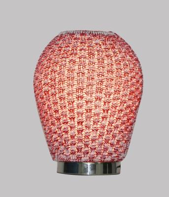 China Modern Approved Woolen Chrome Crystal Stand Cafe Knitting Table Lamp Knit Table Lamp for sale