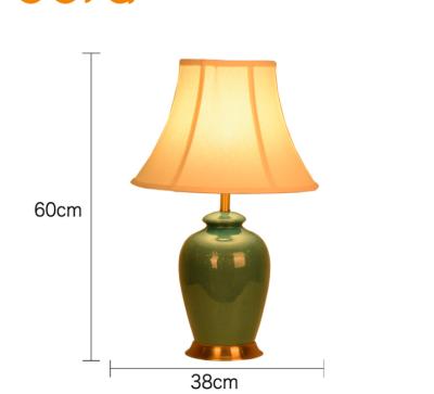 China Lighting functions wholesale classic blue ceramic table lamp ware table lamps table lamp for living room for sale