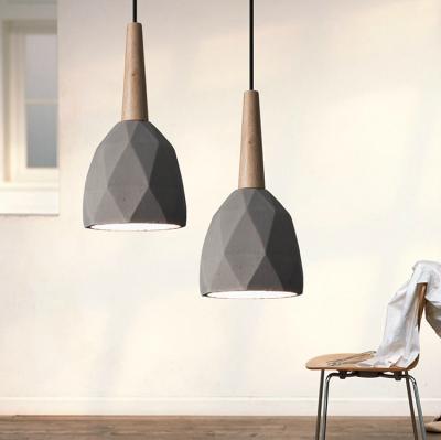 China Zhongshan E26 E27 Factory Lighting Decorative Modern Designer Chandeliers Vintage Concrete Dora Pendant Light for sale