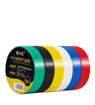 China PVC 13m PVC Advanced High Adhesive Waterproof Wear Resistant Electrical Insulation Tape Flame Retardant Electrical Tape for sale