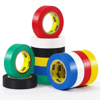 China PVC high quality and cheap 10m PVC high temperature resistance, wear resistance color electrical tape, electrical insulation tape for sale