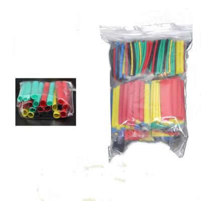 China Environmental Seal 164pcs 2:1 Tubing Data Environmental Colored Heat Shrink Cable Protective Sleeve Insulated Waterproof Heat Shrink Sleeve for sale