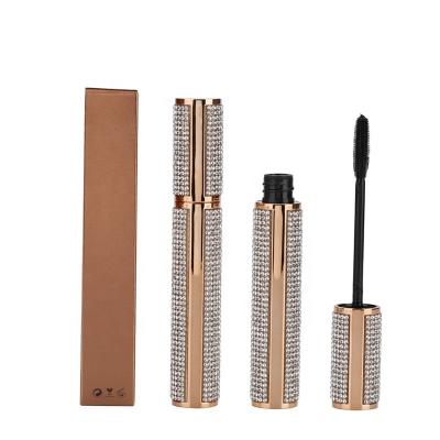 China Diamond 4D Private Label Eyelash Water Resistant Mascara Luxury Curly Extension Quick/Quick Drying Mascara for sale