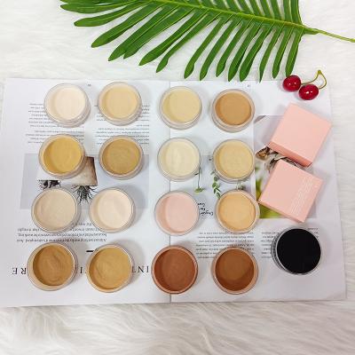 China High Quality 16 Colors Sunscreen Oil Control Waterproof Face To Dust To Make Your Own Setting Powder With Loose Powder Puff for sale