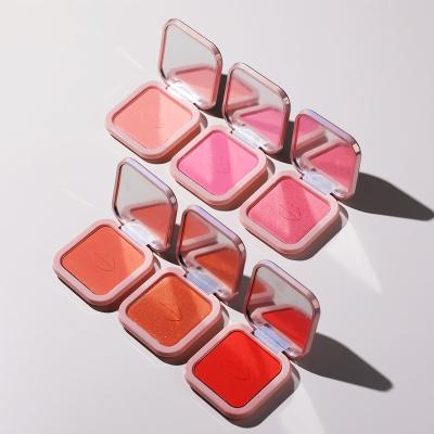 China Mini Portable Single Blush Palette 6 Bars Highlighter Waterproof Hot Selling Waterproof Private Label Long Lasting Cream Blush for sale