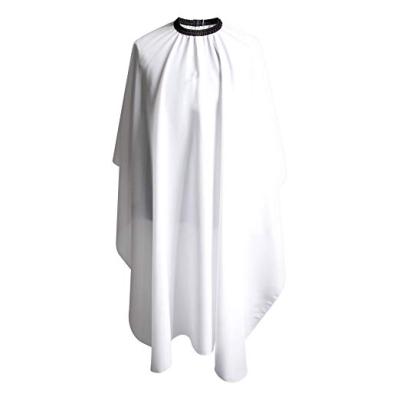 China Professional Polyeste Salon Cape Polyester Hair Cutting Apron Hair Cutting Cape, 54x62, White for sale