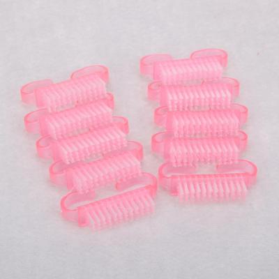 China 10pcs Nail Clean Brush Finger Nail Care Dust Handle Rubbing Brush Tool Folder Manicure Pedicure Sweeps for Manicure for sale