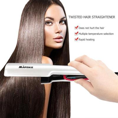 China Ceramic Fast Hair Straightener Comb LCD Display Ceramic Coating Hair Straightener Comb Hair Curler Beauty Care Fast Heating Styling for sale