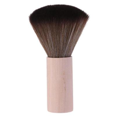 China Soft Neck Brush Wooden Handle Neck Face Cloth Sweeps Barber Hair Clean Hairbrush For Salon Hairdressing Styling Tool 2018 New for sale