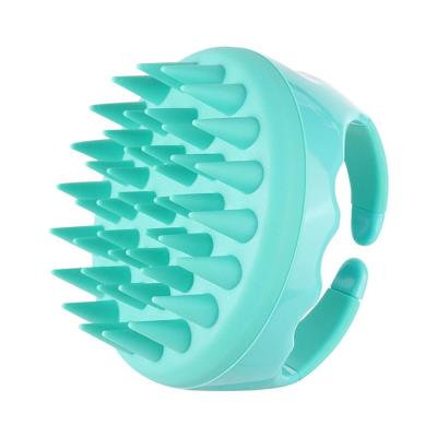 China Silicagel 2 Packs Silicone Brush Comb Massage Scalp For Body Shampoo Hair Wash Comb Hair Cleaning Brush Shower Head Scrubber for sale