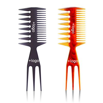 China Professional Hair Men Styling Comb Men Hairdressing Tool Wide Teeth Hair Oil Comb for sale