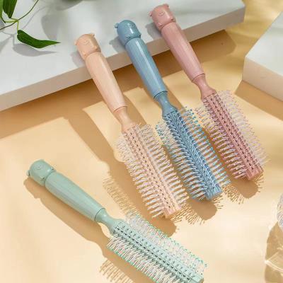 China Fashion Plastic Hair Comb V Type Hair Straightener Comb DIY Salon Haircut Hairdressing Styling Tool Combs Anti-static Brush for sale