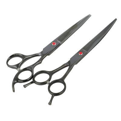 China HAIR Japan 440c 7 Inch Scissors for Hairdressers Barber Shop Supplies Titanium Professional Hairdressing Scissors for Cutting Hair for sale