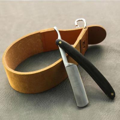 China Single Blade Barber Leather Men Straight Razor Shaving Knife Sharpening Beard Shaving Tool for sale