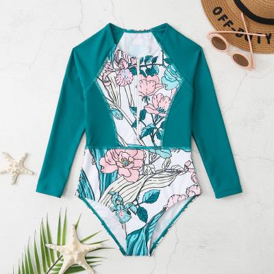 China Sublimation Plus Size Children Printing Sexy Young Girls Modeling Wear Swimwear Beach Bathing Suit One Piece Swimsuit Kids Swimwear for sale