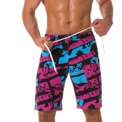 China 2023 Custom High Quality Plus Size OEM Casual Shorts Waterproof Men Beach Shorts Printed Hot Selling Swimming Trunks for sale