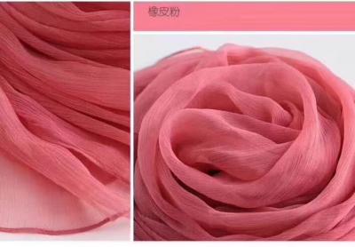 China 75D Woven polyester dyed wholesale crinkle chiffon fabric high quality new fashion softshell polyester georgette for sale