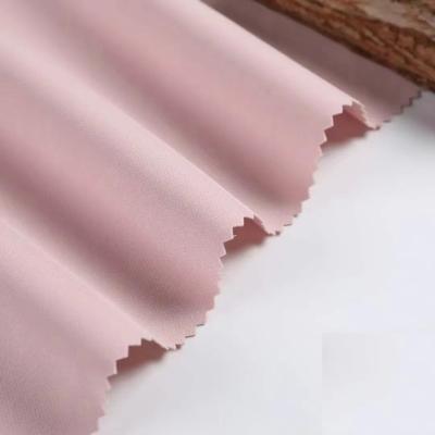 China Double 4 ways stretch Chiffon for Fashion Dressing and shirts Static-free Plain fabric for body feeling comfortable for sale