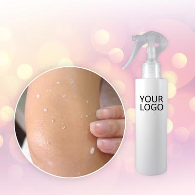 China Private Label Maintenance Type Exfoliante Exfoliator Facial Body Scrub Spray 200 Ml for sale