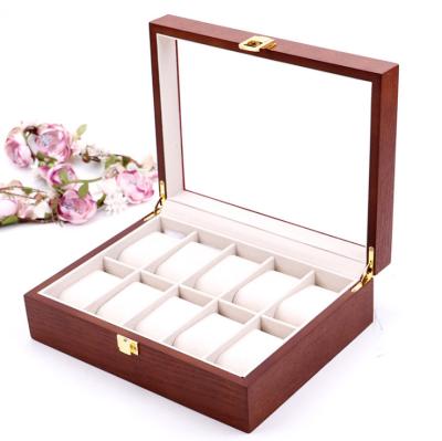 China High Quality Gift Box / Storage Watch Box Chinese Style Customize Logo Wooden Material Watch Box Case for sale