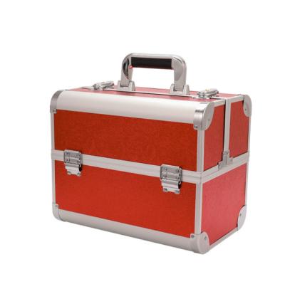 China Various Designs Durable Aluminum Alloy The Salon Cosmetic Box Beauty Box Aluminum Tool Box Makeup Case for sale