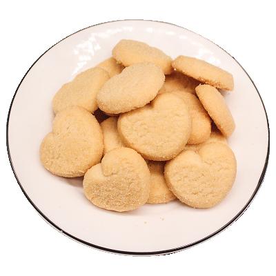 China OEM Wholesale Halal Natural Heart Shaped Sweet Butter Cookie Danish Style à venda