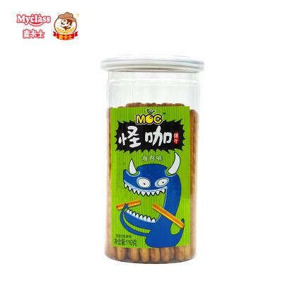 China Healthy Wholesale Low-sodium Seaweed Flavor Cookie Stick Seaweed Flavor Boxed Cookie Stick for sale