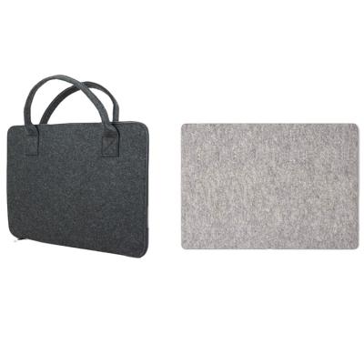 China 14*14 PORTABLE, 14*17,13.5*17 inch 100% wool pressing pad with felt handbag for sale