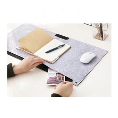 China With Wrist Rest 4mm Felt Desk Mat Mouse Pad For Desks And Laptops for sale