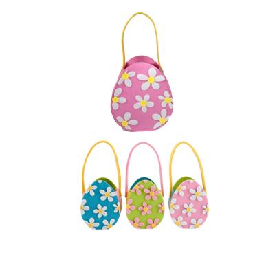 China Cute Christamas Decoration Gepair Easter Bunny Felt Bags For Kids for sale