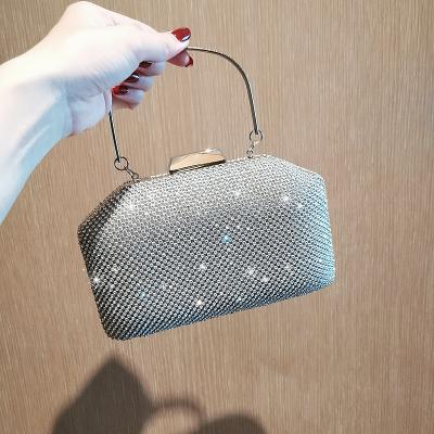 China Fashion Crystal Meallic Rhinestone Fabric For Dinner Wedding Dress Handbag for sale