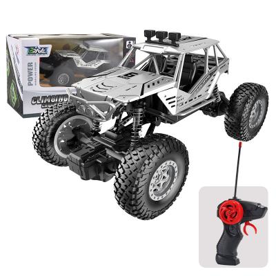 China Alloy RC Car 10KM/H 2WD Vehicle 2.4Ghz Monster Toys High Speed ​​Electric Buggy Remote Control Truck Off-road Toys Foy Boy Eco-friendly Material for sale