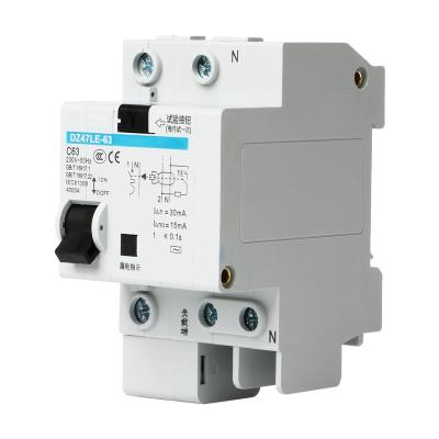 China DZ47LE-63 1P+N Circuit Breakers Miniature Circuit Breaker DB3 for sale