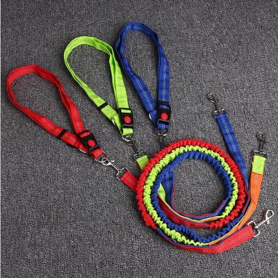 China Viable Dog Traction Amazon Pet Traction Rope Explosion Proof Elastic Nylon Running Dog Traction Belt Manufacturer In Stock for sale