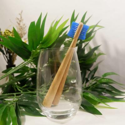 China Wholesale Disposable Biodegradable Toothbrush Kids Disposable Top Selling Bamboo Toothbrush for sale