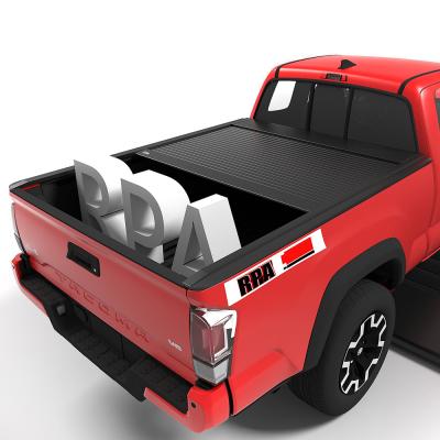 China Aluminum Pickup Tonneau Cover For ISUZU DMAX 2012-2021 Waterproof Retractable Roll Cover Flap 4x4 Accessories for sale