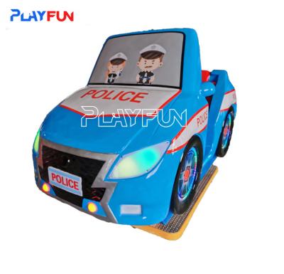 China Police car amusement kiddie rides coin operated cars ride swing game machine for sale