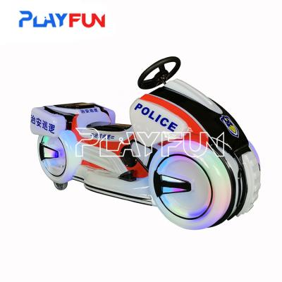 China Police motor ride coin operated kiddie rides on car battery motor ride for sale