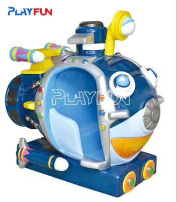 China Kiddie SUB amusement kiddie rides coin operated fiberglass ride swing game machine for sale