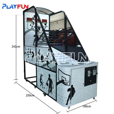 Cina Simulatore UK Arcade Basketball Shooting Arcade Macchina di gioco arcade di tiro al basket su strada personalizzata in vendita