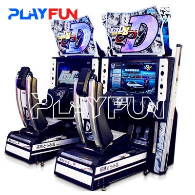 China Arcade Initial  racing car coin operated game machine drive simulator machine for sale