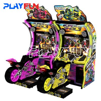 China Unis super bike 3 coin operated game machine motor racing game video game machine for sale