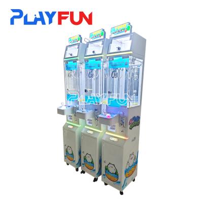 China Playfun USA Popular Toys World Magic Key Mega Mini Claw Crane Machine Poppen automaten met een kluisje Te koop